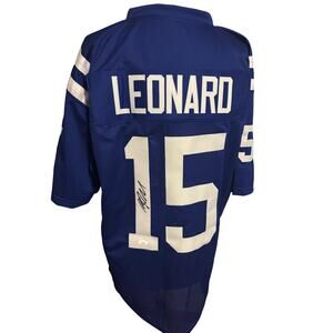 Riley Leonard Indianapolis Colts Signed Custom Jersey